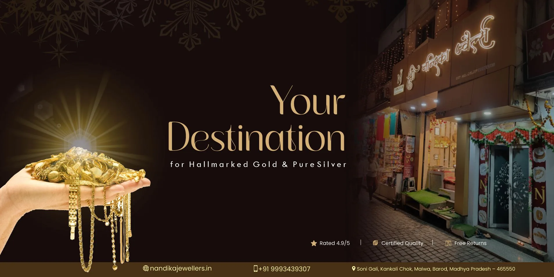 Nandika Jewellers — project screenshot by Kunal Bhatia